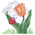 C1: Clouds---White(Isacord 40 #1002)
C2: Cloud Shading---Ice Cap(Isacord 40 #1074)
C3: Cloud Outlines---Winter Frost(Isacord 40 #1165)
C4: Grass---Spring Frost(Isacord 40 #1047)
C5: Leaves---Bright Mint(Isacord 40 #1510