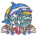C1: Sun---Goldenrod(Isacord 40 #1137)
C2: Water---Silver Sage(Isacord 40 #1045)
C3: Light Water---Vanilla(Isacord 40 #1022)
C4: Dark Water---Jade(Isacord 40 #1046)
C5: Water Splashes---White(Isacord 40 #1002)
C