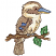 C1: Lower Bill---Parchment(Isacord 40 #1066)
C2: Bill---Azure Blue(Isacord 40 #1203)
C3: Bill Shading---Laguna(Isacord 40 #1143)
C4: Head & Breast Feathers---Cream(Isacord 40 #1071)
C5: Head & Breast Feathers Shading---