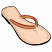 C1: Sandal---Shrimp Pink(Isacord 40 #1017)
C2: Sandal Shading---Old Gold(Isacord 40 #1055)
C3: Sandal Outlines---Black(Isacord 40 #1234)
C4: Strap---Palomino(Isacord 40 #1070)
C5: Strap Outlines---Poinsettia(Isacord 40