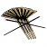 C1: Comb---Cornsilk(Isacord 40 #1055)&#13;&#10;C2: Comb & Hair Sticks---Black(Isacord 40 #1234)&#13;&#10;C3: Sticks Details---Bordeaux(Isacord 40 #1035)&#13;&#10;C4: Pearls on Sticks---Pearl / Iridescent(Yenmet/ Isamet #7021)&#13;&#10;C5: Comb Details---W