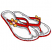 C1: Shoe Soles---Wildfire(Isacord 40 #1147)
C2: Sandals---White(Isacord 40 #1002)
C3: Sandals Light Shading---Sterling(Isacord 40 #1011)
C4: Sandals Dark Shading---Cobblestone(Isacord 40 #1219)
C5: Right Flower---Canary