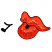 C1: Music Note & Inside Mouth---Black(Isacord 40 #1234)&#13;&#10;C2: Lips---Red Berry(Isacord 40 #1246)&#13;&#10;C3: Shading---Poinsettia(Isacord 40 #1147)&#13;&#10;C4: Outlines---Bordeaux(Isacord 40 #1035)&#13;&#10;C5: Highlights---Carnation(Isacord 40 #