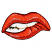 C1: Inside Mouth---Black(Isacord 40 #1234)
C2: Teeth---White(Isacord 40 #1002)
C3: Lips---Red Berry(Isacord 40 #1246)
C4: Lips Shading---Winterberry(Isacord 40 #1035)
C5: Lip Outlines---Maroon(Isacord 40 #1189)
