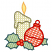 C1: Candle---Seaweed(Isacord 40 #1209)
C2: Ornament & Berries---Red Berry(Isacord 40 #1246)
C3: Leaves---Kiwi(Isacord 40 #1104)
C4: Flame---Lemon(Isacord 40 #1167)
C5: Flame Outlines---Candlelight(Isacord 40 #1137)