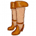 C1: Heel---Rust(Isacord 40 #1058)&#13;&#10;C2: Boot Uppers---Tan(Isacord 40 #1054)&#13;&#10;C3: Boot Upper Shading---Pecan(Isacord 40 #1128)&#13;&#10;C4: Cuffs & Boot Straps---Autumn Leaf(Isacord 40 #1126)&#13;&#10;C5: Cuffs & Boot Straps Shading---Rust(I
