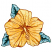 C1: Leaves---Luster(Isacord 40 #1045)&#13;&#10;C2: Leaf Shading---Scotty Green(Isacord 40 #1503)&#13;&#10;C3: Leaf Shading & Outlines---Evergreen(Isacord 40 #1208)&#13;&#10;C4: Flower---Parchment(Isacord 40 #1066)&#13;&#10;C5: Flower Shading---Goldenrod(I