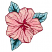 C1: Leaves---Luster(Isacord 40 #1045)
C2: Leaf Shading---Scotty Green(Isacord 40 #1503)
C3: Leaf Shading & Outlines---Evergreen(Isacord 40 #1208)
C4: Flower---Shell(Isacord 40 #1015)
C5: Flower Shading---Soft Pink(Isaco