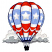 C1: Clouds---Cobblestone(Isacord 40 #1219)
C2: Clouds---Sterling(Isacord 40 #1011)
C3: Clouds, Stars & Stripes---White(Isacord 40 #1002)
C4: Clouds, Stars & Stripes Shading---Mystik Grey(Isacord 40 #1218)
C5: Basket---M