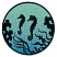 C1: Water---Mint(Isacord 40 #1100)&#13;&#10;C2: Water---Light Mallard(Isacord 40 #1090)&#13;&#10;C3: Silhouette---Forest Green(Isacord 40 #1536)
