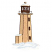 C1: Windows & Top---Espresso(Isacord 40 #1214)
C2: Glass---Mystik Grey(Isacord 40 #1218)
C3: Top of Lighthouse---Pine Bark(Isacord 40 #1170)
C4: Lighthouse---Meringue(Isacord 40 #1017)
C5: Lighthouse Shading---Tan(Isaco