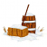C1: Grasses---Golden Grain(Isacord 40 #1126)
C2: Snow & Barrel Stays---White(Isacord 40 #1002)
C3: Barrel Stays Shading---Sterling(Isacord 40 #1011)
C4: Barrel---Copper(Isacord 40 #1158)
C5: Barrel Shading---Espresso(Is