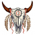 C1: Inside Skull---Cobblestone(Isacord 40 #1219)
C2: Inside Skull Shading---Dark Pewter(Isacord 40 #1220)
C3: Feathers---Eggshell(Isacord 40 #1071)
C4: Feather Dark Shading---Pecan(Isacord 40 #1128)
C5: Feather Light Sh