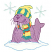 C1: Snow---White(Isacord 40 #1002)
C2: Walrus---Cachet(Isacord 40 #1080)
C3: Nose---Wild Iris(Isacord 40 #1032)
C4: Scarf & Hat---Buttercup(Isacord 40 #1135)
C5: Scarf & Hat Stripes---Trellis Green(Isacord 40 #1503)
