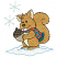 C1: Ears & Belly---Vanilla(Isacord 40 #1022)
C2: Ears & Acorn---Tantone(Isacord 40 #1128)
C3: Snow---White(Isacord 40 #1002)
C4: Fur---Sisal(Isacord 40 #1055)
C5: Snow Outline---Chicory(Isacord 40 #1249)
C6: Sc