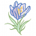 C1: Flower---White(Isacord 40 #1002)&#13;&#10;C2: Flower Fade & Petals---Stainless(Isacord 40 #1193)&#13;&#10;C3: Flower Outlines---Empire Blue(Isacord 40 #1076)&#13;&#10;C4: Stamens---Yellow Bird(Isacord 40 #1124)&#13;&#10;C5: Flower Outlines---Empire Bl