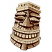 C1: Tiki Shading---Pecan(Isacord 40 #1128)
C2: Tiki---Ivory(Isacord 40 #1149)
C3: Tiki Shading & Outlines---Chocolate(Isacord 40 #1059)
C4: Tiki Highlights---Oat(Isacord 40 #1127)