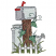 C1: Can, Pail & Mailbox---Oyster(Isacord 40 #1236)
C2: Can, Pail & Mailbox Shading---Silvery Grey(Isacord 40 #1219)
C3: Can & Pail Outlines---Whale(Isacord 40 #1041)
C4: Can, Pail & Box Highlights---Cream(Isacord 40 #1071)&