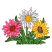 C1: Leaves---Pear(Isacord 40 #1049)
C2: Leaf Shading---Lime(Isacord 40 #1176)
C3: Leaf Outlines---Backyard Green(Isacord 40 #1175)
C4: Middle Daisy---Eggshell(Isacord 40 #1071)
C5: Middle Daisy Shading---Cloud(Isacord 4