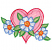 C1: Leaves---Jalapeno(Isacord 40 #1104)&#13;&#10;C2: Leaf Shading---Pear(Isacord 40 #1049)&#13;&#10;C3: Flowers---Eggshell(Isacord 40 #1071)&#13;&#10;C4: Flowers Shading---Winter Frost(Isacord 40 #1165)&#13;&#10;C5: Flower Center---Buttercup(Isacord 40 #1
