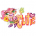 C1: Letters---Daffodil(Isacord 40 #1135)
C2: Letter Outlines---Tropical Pink - neon(Isacord 40 #1511)
C3: Letter Shading---Goldenrod(Isacord 40 #1137)
C4: Heart---Pink Tulip(Isacord 40 #1115)
C5: Heart Shading---Garden