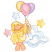 C1: Cloud & Star---White(Isacord 40 #1002)
C2: Cloud & Star Shading---Ice Cap(Isacord 40 #1074)
C3: Cloud & Star Outlines---Oxford(Isacord 40 #1222)
C4: Purple Balloon---Aura(Isacord 40 #1111)
C5: Purple Balloon Shading