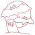 C1: Single Color Design---Poinsettia(Isacord 40 #1147)