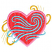 C1: Swirls---Star Gold(Isacord 40 #1083)
C2: Heart---Persimmon(Isacord 40 #1188)
C3: Heart Motif & Outlines---Rose(Isacord 40 #1256)
C4: Heart Outlines---Blush(Isacord 40 #1113)
C5: Swirls---Island Waters(Isacord 40 #10