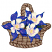 C1: Basket---Tantone(Isacord 40 #1128)
C2: Basket Shading & Outlines---Pine Bark(Isacord 40 #1170)
C3: Leaves---Starlight Blue(Isacord 40 #1535)
C4: Leaf Shading---Purple(Isacord 40 #1194)
C5: Flowers---Linen(Isacord 40