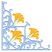 C1: Flower---Yellow Bird(Isacord 40 #1124)&#13;&#10;C2: Leaves---Winter Sky(Isacord 40 #1165)&#13;&#10;C3: Sepals---Spanish Moss(Isacord 40 #1063)