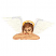 C1: Wings---Eggshell(Isacord 40 #1071)&#13;&#10;C2: Wing Shading---Skylight(Isacord 40 #1011)&#13;&#10;C3: Eyes---Redwood(Isacord 40 #1057)&#13;&#10;C4: Skin---Meringue(Isacord 40 #1017)&#13;&#10;C5: Skin Shading---Tan(Isacord 40 #1054)&#13;&#10;C6: Hair-