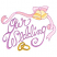 C1: Ribbon Shadow---Petal Pink(Isacord 40 #1225)
C2: Ribbon---Carnation(Isacord 40 #1121)
C3: Bell Stripe & Shadow---Parchment(Isacord 40 #1066)
C4: Bells---Vanilla(Isacord 40 #1022)
C5: Design Outlines & Letters---Fros