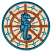 C1: Background---Shrimp Pink(Isacord 40 #1017)
C2: Wheel---Pecan(Isacord 40 #1128)
C3: Wheel Shading---Penny(Isacord 40 #1057)
C4: Seahorse---Jade(Isacord 40 #1046)
C5: Seahorse Shading---Aqua Velva(Isacord 40 #1513)