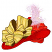 C1: Hat---Spanish Tile(Isacord 40 #1020)&#13;&#10;C2: Hat Shading---Poppy(Isacord 40 #1037)&#13;&#10;C3: Hat Shading---Foliage Rose(Isacord 40 #1169)&#13;&#10;C4: Hat Detail---Bordeaux(Isacord 40 #1035)&#13;&#10;C5: Feather---Lemon Frost(Isacord 40 #1022)