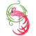 C1: Frame---Bright Mint(Isacord 40 #1510)
C2: Beak---Eggshell(Isacord 40 #1071)
C3: Beak Shading---Tropicana(Isacord 40 #1511)
C4: Flamingo & Tail Feathers---Azalea Pink(Isacord 40 #1224)
C5: Flamingo Shading---Heather