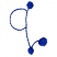 C1: Single Color Design---Flag Blue(Isacord 40 #1535)
