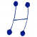 C1: Single Color Design---Flag Blue(Isacord 40 #1535)