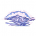 C1: Sky & Mountain Shading---Aura(Isacord 40 #1111)
C2: Sky & Mountain Shading---Cadet Blue(Isacord 40 #1226)
C3: Design Details & Outlines---Twilight(Isacord 40 #1235)