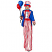 C1: Skin---Shrimp(Isacord 40 #1258)
C2: Hat & Clothes---White(Isacord 40 #1002)
C3: Clothes Shading & Hair---Smoke(Isacord 40 #1219)
C4: Clothes & Balloon---Cerulean(Isacord 40 #1534)
C5: Clothes Shading---Light Midnigh