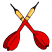 C1: Darts---Wildfire(Isacord 40 #1147)
C2: Dart Shading---Bordeaux(Isacord 40 #1035)
C3: Dart Ends---Parchment(Isacord 40 #1066)
C4: Dart End Shading---Papaya(Isacord 40 #1024)
C5: Dart Outlines---Charcoal(Isacord 40 #1