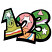 C1: Number 2 ---Soft Pink(Isacord 40 #1224)
C2: Number 2 Fade---Yellow Bird(Isacord 40 #1124)
C3: Circle & Number 3---Light Kelly(Isacord 40 #1101)
C4: Number 1 & 3 Fade---Light Brass(Isacord 40 #1067)
C5: Number 1 Fade