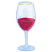 C1: Glass Highlights---Ice Cap(Isacord 40 #1074)&#13;&#10;C2: Wine---Fuchsia(Isacord 40 #1533)&#13;&#10;C3: Wine---Boysenberry(Isacord 40 #1192)&#13;&#10;C4: Glass---Winter Sky(Isacord 40 #1165)&#13;&#10;C5: Glass ---Oxford(Isacord 40 #1222)&#13;&#10;C6: