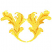 C1: Scrollwork---Sunrise (variegated)(YLI Variations #)
C2: Design Shading---Gold(Isacord 40 #1185)
