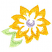 C1: Leaves---Mint(Isacord 40 #1100)
C2: Flower---Sunflower - neon(Isacord 40 #1023)
C3: Stamen---Stainless(Isacord 40 #1193)
