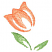 C1: Leaves---Bright Mint(Isacord 40 #1510)
C2: Petals---Salmon(Isacord 40 #1259)