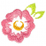 C1: Flower Center---Mimosa(Isacord 40 #1185)
C2: Leaves---Tamarack(Isacord 40 #1177)
C3: Flower---Heather Pink(Isacord 40 #1117)
