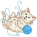C1: Inside Ears---White(Isacord 40 #1002)&#13;&#10;C2: Inside Ears Shading---Shell(Isacord 40 #1015)&#13;&#10;C3: Cat---Cream(Isacord 40 #1071)&#13;&#10;C4: Cat Light Shading---Eggshell(Isacord 40 #1071)&#13;&#10;C5: Cat Dark Shading---Baguette(Isacord 40