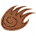 C1: Bear Claw---Pecan(Isacord 40 #1128)
C2: Bear Claw Shading---Chocolate(Isacord 40 #1059)