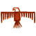 C1: Eagle---Nutmeg(Isacord 40 #1056)
C2: Eagle Shading---Cinnamon(Isacord 40 #1247)