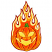 C1: Flames, Eyes, & Mouth---Daffodil(Isacord 40 #1135)
C2: Eyes/Mouth Flame Shading---Canary(Isacord 40 #1124)
C3: Flame Shading & Pumpkin---Goldenrod(Isacord 40 #1137)
C4: Flame & Pumpkin Shading---Tangerine(Isacord 40 #1078)&#